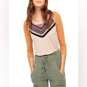 Free People Spring Bound Crochet Top XS